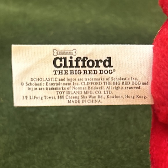 2 Clifford The Big Red Dog Scholastic Plush Stuffed Animal Dogs Finger Puppet - Picture 8 of 16
